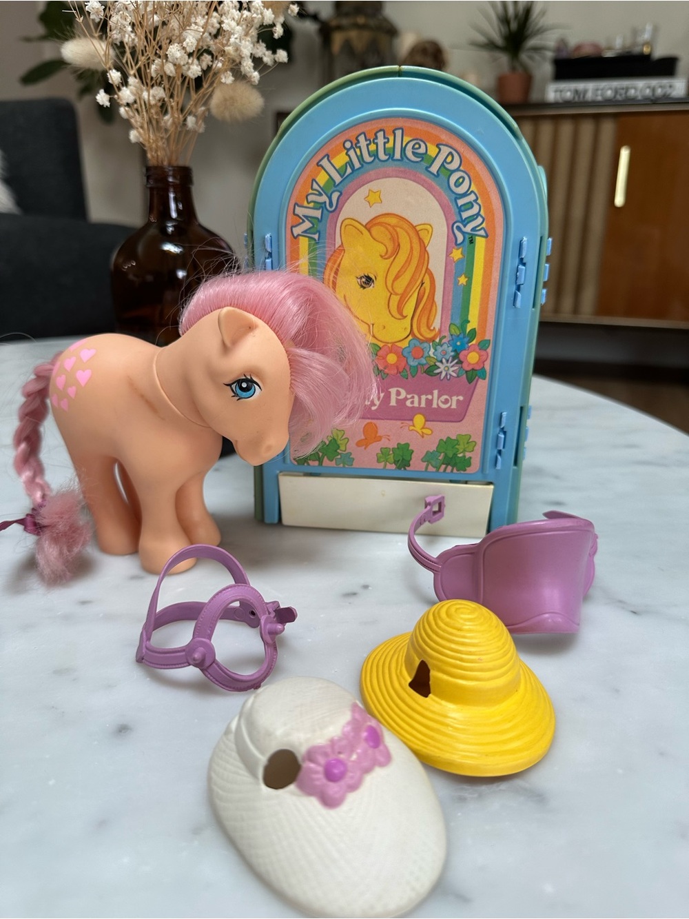 1980s Generation 1 My Little Pony Pretty Parlor Playset